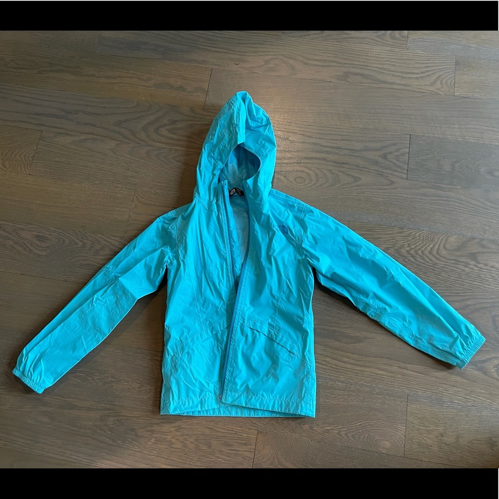 NorthFace Girls Zipline Rain Jacket NWOT Small 7/8